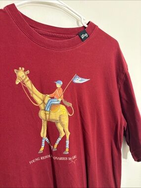 LRG Camel Rider graphic tee deep Red Short sleeve